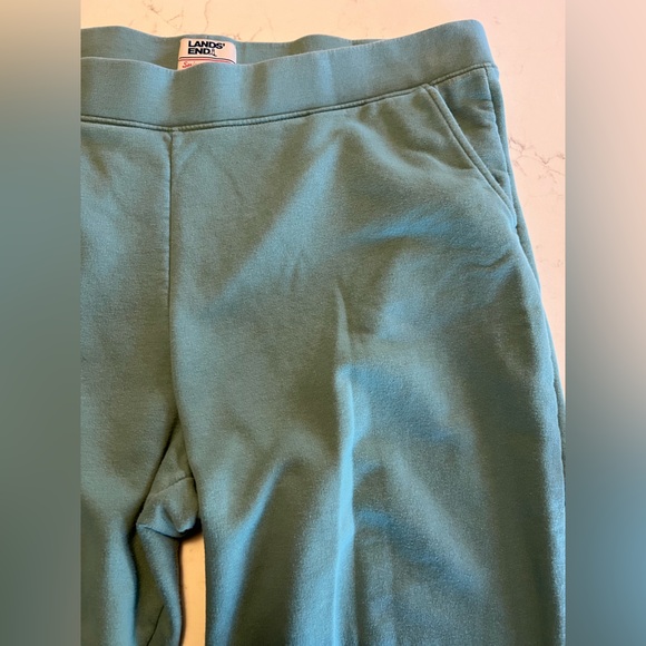 Lands’ End Serious Sweats Ankle Sweatpants Women's Plus Size 2X Teal Loungewear - Picture 7 of 7